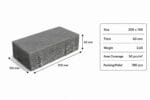 Gạch bê tông tự chèn hình chữ nhật 60mm - Ảnh 3